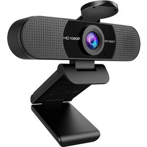 EMEET 1080P Webcam with Microphone, C960 Web Camera, 2 Mics Streaming Webcam, 90FOV Computer Camera, Plug and Play USB Web Cam for Online Calling/Conferencing, Zoom/Teams/Facetime/YouTube, Laptop/PC