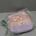 KL928 Girls Mini Backpack Bowknot Polka Dot Cute Small Daypacks Convertible Shoulder Bag Purse for Women (Pink#light Purple)