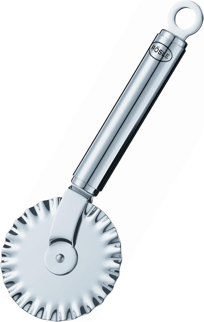 Rsle Stainless Steel Round-Handle Pastry Wheel
