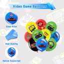 2 x Video Game Birthday Balloons  36 Pcs Gamer Themed Party Decorations for Boys Teens Level Up Gaming Balloons Set, 12 Inch Latex for Video Game Party Supplies, Game On Decor