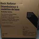 Medline Aluminum Rollator Walker with Seat, Purple, 250 lb. Weight Capacity, Lightweight, 6” Wheels, Foldable, Adjustable Handles, Rolling Walker for Seniors