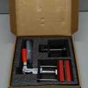 Golf Grip Kit for Regripping, 2-in-1 Drill-Free Club Grip Removal Tool - Inlcudes Hook Knife, 15PCS Golf Grip Tape and Solvent, 360° Swivel Portable Table Vise Clamp, Golf Club Regripping Kit