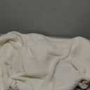 55 x 63 Boucle Fabric Upholstery Chenille Soft Plush White Color Boucle Fabric by The Yard for Home Decor, Seating, Headboard, Sofa, Pillows, Accessories