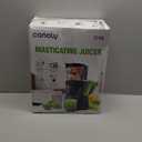 Canoly C16 Cold Press Juicer, 6" Extra Wide Feed Chute, 3-IN-1 Strainers (Juice & Sorbet & Nut Milk), Powerful AC Brushless Motor, Self Precut System, Juicer Machines with BPA-Free (Space Gray)