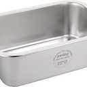 PEDAY 1.2 Gallon Large Dog Water Bowl, 18/8 Human Grade Stainless Steel - Silver Classic