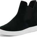 SOREL Women's Out N About Slip-On Wedge Boot 9.5, Black/White