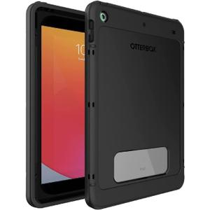 OtterBox ResQ Series Waterproof and Dustproof Case for iPad 7th, 8th & 9th Gen (10.2" Display - 2019, 2020 & 2021 Version - Only) - with Hand Strap - Non-Retail Packaging - Black