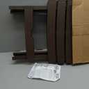 Adams Quik-Fold® Side Table - Earth Brown, 15.125 inches x 17.375 inches x 19.625 inches