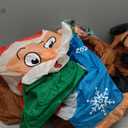 Joiedomi Christmas Inflatables Gingerbread Man & Dog Outdoor Decoration, Christmas Blow Ups Yard Decor Gingerbread Inflatable, Outdoor Xmas Decorations with LEDs for Garden Lawn Decor