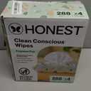The Honest Company Hypoallergenic Multi-Use Baby Wipes for Sensitive Skin, Geo Mood, 288 Count (72 Count (Pack of 4))