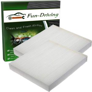 FD729 Cabin Air Filter for Patriot,Journey (2009-2018),Avenger (2008-2014),Compass(2007-2017),Caliber (2007-2012),200 (2011-2014),Sebring.(2007-2010),Replace CF10729,05058381AA (White, 2 Pack)