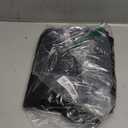 luvamia Wide Leg Jeans for Women Trendy High Waisted Flare Jeans Cropped Denim Pants Stretchy Baggy with Patch Pockets (X-Small, True Black)