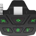 Stereo Headset Adapter, Audio Mic Headphone Adapter for Xbox One, Xbox Series X|S and Elite Controller, Adjust Audio Balance (Game Sound & Voice Chat), Not Bluetooth Compatible