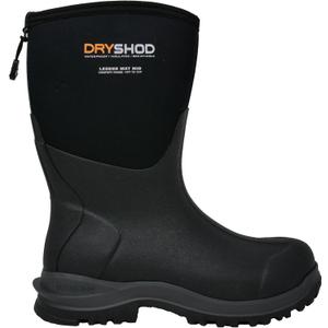 Dryshod Men's Legend MXT Rubber Boots | Waterproof | Mid-Height | (13, Black)