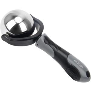 Cold Massage Roller Ball, Cold Therapy Relief, Portable Fitness Ice Roller Ball with Handle, Great Tool for Back/Neck Pain, Muscles Recovery and Inflammation (Black)