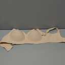 OEAK Women Comfortable Jelly Bras No Underwire Seamless Full Coverage Bralette Buttery Soft Convertible Everyday Tshirt Bra (Beige, L)