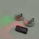 LEASTYLE Wireless Spotlights with Remote,RGBW Rechargeable Sopt Lights Indoor,16 Color Changing Battery Operated Lights with Timer Dimmable Accent Light Plant Light,2 Pack,White
