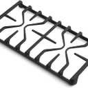 WB31X27151 Stove Grate Replacement Parts for GE Stove Parts 19.6 x 10'' WB31X24736 Burner Side Grate General Electric Gas Range Parts Stove Surface Burner Grate GE Gas Cooktop Cast Iron Rack 1 Pack