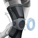 NEENCA Professional Knee Brace for Pain Relief, Medical Knee Compression Sleeve, Knee Support with Horizontal Knit Tech for Meniscus Tear, ACL, Arthritis, Joint Pain, Runner, Workout, Large