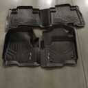 Husky Liners for Toyota 4Runner | Fits 2013 - 2024 Toyota 4Runner; 2014 - 2024 Lexus GX460 | Weatherbeater Front & 2nd Row Floor Mats 3-pc | 99571