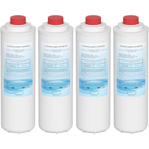 51300C Water Replacement Filter (No Chip) Compatible with Elkay 51300C EWF3000 Ezh20 Bottle Filling Station, 3000 Gallon Water Filter Replacement for ERF750, 51299C, 55898C 4 Pack