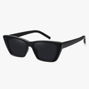 WOWSUN Narrow Small Vintage Polarized Cat Eye Sunglasses for Women