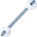 SlipX Solutions 17 Safe Grip Shower Grab Bar, Extra Long Suction Cup Handicap Grab Bars for Seniors, Heavy Duty Pry-Lock Suction Cups for Bathtub, Bathroom Accessories No-Drill, No Tools, Removeable