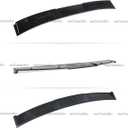 2Pcs Roof Top Spoiler & Rear Spoiler Compatible with 2018-2022 Honda Accord, V Style JDM Duckbill Fits for 4 Door Sedan, Trunk Exterior High Kick Tail Deck Lid Wing Lip (Glossy Black)