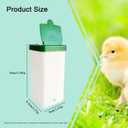 Automatic Waterer System Chick Drinker Cups 1L Hanging Automatic Fill Poultry Watering Cup Used for Cages (1)