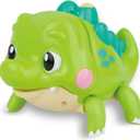 Robo Alive Junior Battery-Powered Baby Crocodile Bath Toy by ZURU , Green