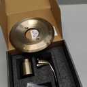 Shower Trim Kit Compatible with Delta 13/14 Series, Shower Cover Plate with Handle, Warm Champagn Gold, Shower Cover Plate with Handle (Valve& Catridge Not Inclued)