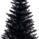Mini Christmas Tree 3FT Artificial Desktop Xmas Tree for Christmas Halloween Decor with 160 Branch Tips, Black