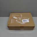 APSMILE Luxury All Season Down Feather Fibers Comforter Full/Queen Size Duvet Insert - 100% Organic Cotton, High Fill Power Medium Warmth, (Ivory White, 90X90)