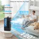 Portable Air Conditioner, 4-in-1 Personal Mini Air Conditioner Cooling Fan, 2000ML Portable AC Evaporative Air Cooler with 1-8H Timer, 120° Oscillation, 4 Speeds & 7 RGB Light Modes for Room Office