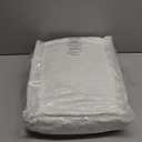 ELNIDO QUEEN Feather Down Fiber Comforter Queen Size - All Season White Fluffy Duvet Insert - Luxurious Hotel Bedding Comforter with Corner Tabs - Ultra Soft 100% Cotton Cover, 90x90 Inch