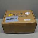 Starry Dynamo 72-Inch Venetian Gilded Velvet Christmas Tree Skirt with Gold Embellished Border, Foam-Padded, Button Closure, Ivory