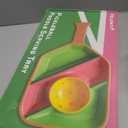 Pickleball Paddle Snack Tray - Cool Pickleballs Serving Tray for Snack - Paddle-Shaped Serving Tray with Compartments - Unique and Durable Divided Snack Trays for Pickleball Fans-Pink