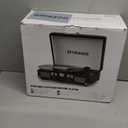 Vinyl Record Player with Built-in Speakers 3-Speed Vintage Record Player Bluetooth Portable Suitcase Turntable Belt-Driven LP Player Support RCA Output and Headphone Output (Creamy White)