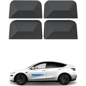 Accessories for Tesla Model Y Juniper 2025 2026, 4PCS Rear Seat Slide Rail Plug Cover for Model 3 Highland - Seat Rail Guard Suitable for US Specifications, Not Suitable for EU Specifications