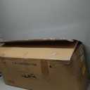 SHareconn 7.5ft Prelit Snow Flocked Spruce Artificial Christmas Tree with 350 Incandescent Warm White Lights, Foldable Stand, Snow Flocked Full Prelighted Xmas Tree W/1170 Branch Tips, 7.5 FT, White