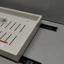 Pull out Cabinet Organizer, 21"Deep, Heavy Duty Full-Extension Slide out Drawers for Kitchen Cabinets with Nano Adhesive, Roll Out Shelf Sliding Cabinet for Pots, Bathroom, Pantry, Under Sink, White (13.8"Wide-21"Deep (1Pack)