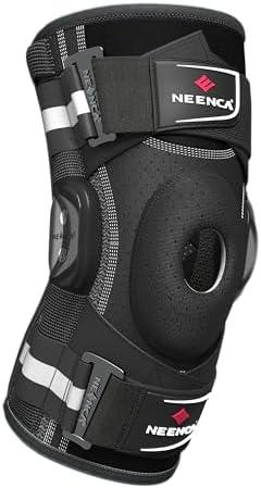 NEENCA Professional Knee Brace for Knee Pain, Hinged Knee Support with Patented X-Strap Fixing System, Medical for Pain Relief, Arthritis, Meniscus Tear, ACL, PCL, MCL, Runner, Sport -FSA/HSA Eligible