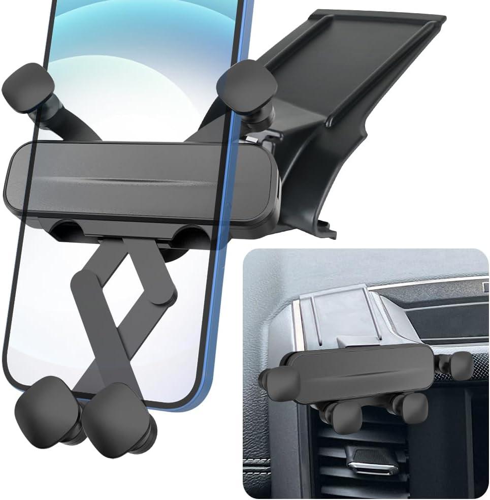 Car Phone Holder Mount for 2019 2020 2021 2022 2023 2024 2025 Dodge Ram 1500 2500 5 and 8.4 Inch Touchscreen Trucks Pickup Auto Accessories Interior Decoration Mobile Cell Smartphone Bracket (for 19-24 Ram 1500 25005 &8.4 inch Touchscreen)