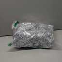 50ft Silver & White Christmas Tinsel Garland - Metallic Tinsel Glitter Twist Garland Hanging Streamers for Indoor/Outdoor Decor Xmas Tree Garlands Decorations