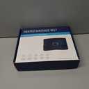 Cordless Heating Pad for Back Pain Relief, Heated Back Belt Abdomen Warmer Lumbar Support, Lumbar Massaager with Heat (Gray)