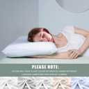 TELUS Cooling Pillowcases for Hot Sleepers Queen Size 2-Pack, Silky Soft Breathable Pillow Case with Envelope Close, Stay Cool Pillow Cover for Night Sweats, 20x30 Inch, White