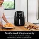 Ninja AF161 Max XL Air Fryer that Cooks, Crisps, Roasts, Bakes, Reheats and Dehydrates, with 5.5 Quart Capacity, and a High Gloss Finish, Grey, 5.5 Qt Max