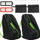 Car Seat Bags For Airplane Travel, Gate Check Bag, Durable Travel Bag with Thickened Shoulder Straps and 2pcs Luggage Tags For Airplane