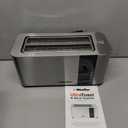 Mueller UltraToast Full Stainless Steel Toaster 4 Slice, Long Extra-Wide Slots for Bagels and Waffles, 6 Browning Levels, LED Display, Cancel/Defrost/Reheat Functions & Removable Tray, Kitchen Gadgets