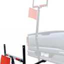 MaxxHaul 70231 Hitch Mount Pick Up Truck Bed Extender For Ladder, Rack, Canoe, Kayak, Long Pipes and Lumber), Black , 37 x 19 x 3 inches